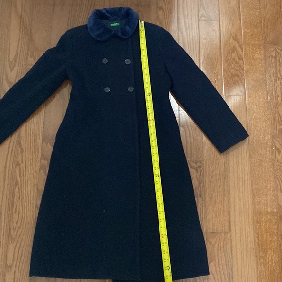Benetton chic dress coat Italy Made - Picture 14 of 15